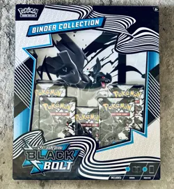 🔥 Pokemon Scarlet & Violet Black Bolt Binder Collection *SEALED* - Image 1