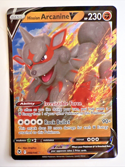 Hisuian Arcanine V 90/195 Pokemon TCG Silver Tempest NM/M Pack Fresh - Image 1