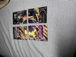 2021 Pokemon Morpeko V-Union Complete Set Promo #SWSH287-290 NM+ - Image 1