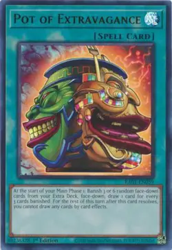 YUGIOH TCG - Pot of Extravagance RA01-EN059 (Ultra Rare) - Image 1