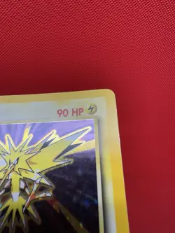 Zapdos 016/102 Base Set Holo WOTC Pokemon Card MP #456 - Image 4