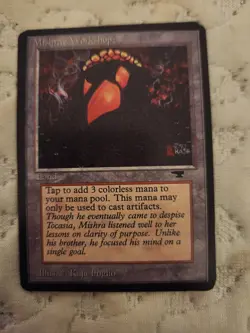 Mishra's Workshop mtg stand-in card for sleeved casual play - Image 1