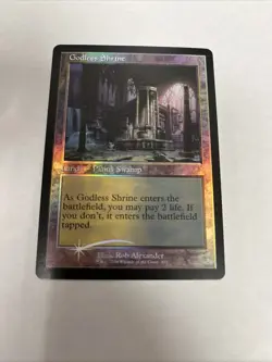 Godless Shrine Retro Frame Foil Card #401 MTG - Image 1