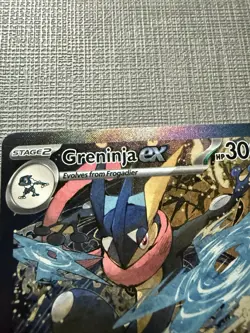 Greninja ex 132 Sv: Scarlet & Violet Promo Cards Holo LP See Top Edge - Image 5