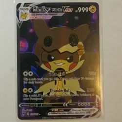 Mimikyu Pikachu Pokemon Fan Art Custom Card - Image 1