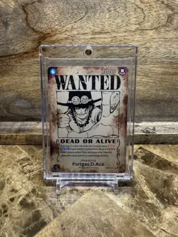 One Piece TCG - Portgas.D.Ace - Wanted Poster - (Error Card) - OP13 - Image 1