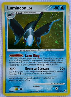 Lumineon 11/123 Unseen Forces Holo Rare Pokemon Card - Image 2