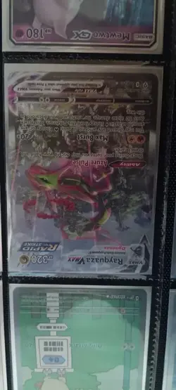 pokemon card binder Rayquaza Vmax alt art - Image 1