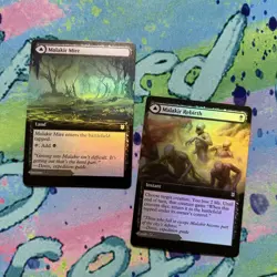 Malakir Rebirth Malakir Mire Extended Art Foil Mtg Play Test Card - Image 1