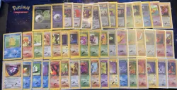COMPLETE Pokemon TEAM ROCKET ALL 48-Cards NM 💎 Common/Uncommon Set- All sleeved - Image 1
