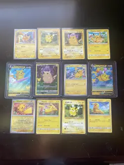 Pokemon TCG Pikachu Card Lot Of 12 Cards Vintage, Full Art, Rare - Image 1