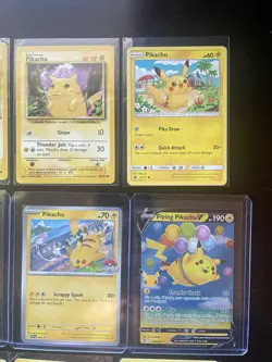 Pokemon TCG Pikachu Card Lot Of 12 Cards Vintage, Full Art, Rare - Image 4