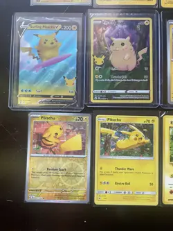 Pokemon TCG Pikachu Card Lot Of 12 Cards Vintage, Full Art, Rare - Image 5