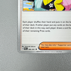 Pokemon TCG Trainer Cards (3) Iono 80/91 Uncommon | 2024 Paldean Fates - Image 4