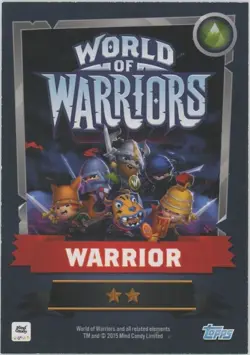 2015 Topps World of Warriors Trading Card Game Shaka #85 - Image 2