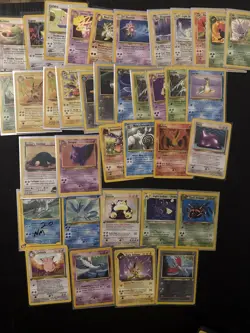 Vintage Pokemon Card Lot WOTC Holo First Edition Etc Snorlax - Image 1