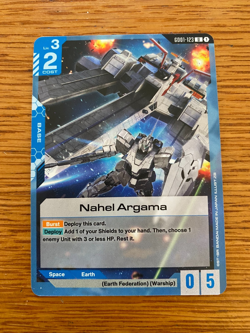 GD01-123 Nahel Argama - Gundam Card Game Single (Newtype Rising) - Image 1