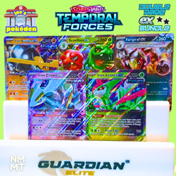 Pokemon TCG Bundle Temporal Forces 5 EX Cards/ Iron Crown, Iron Leaves & More NM - Image 1