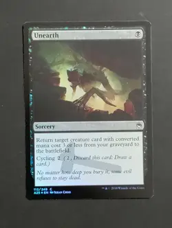 Unearth - FOIL Masters 25 MTG Card - Image 1