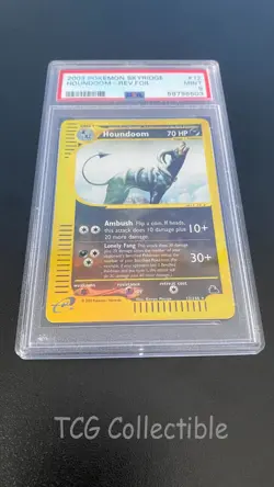 PSA 9 MINT Houndoom REVERSE HOLO 12 2003 Skyridge WOTC Pokemon Card Pop 43 - Image 2