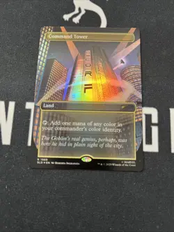 Foil Secret Lair Command Tower 1989 x1 Magic Cards MTG Spider-Man - Image 1