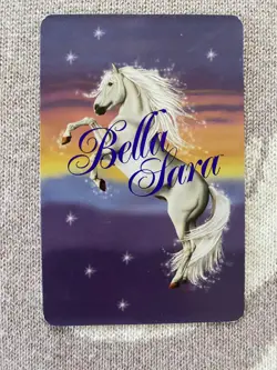 Bella Sara 2008 Baby Bella Card- Rimfaxe and Aurora Promo - Image 2