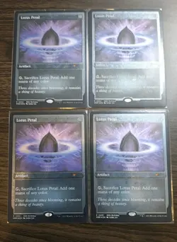 ?? 4x Lotus Petal (Foil Etched) 30th BIRTHDAY EN Promos Foil - Image 1
