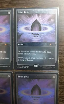 ?? 4x Lotus Petal (Foil Etched) 30th BIRTHDAY EN Promos Foil - Image 3