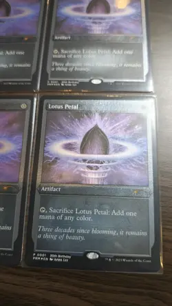 ?? 4x Lotus Petal (Foil Etched) 30th BIRTHDAY EN Promos Foil - Image 5