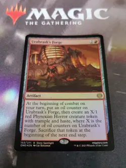 Mtg. Urabrask's Forge. Foil. Phyrexia: All Will Be One. Pack Fresh - Image 1