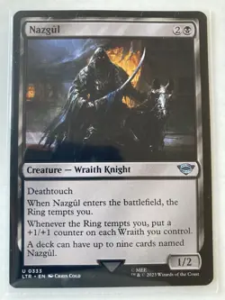 MTG LOTR Nazgul 333 (Non Foil) Mint/Near Mint - Image 1