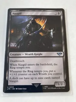 MTG LOTR Nazgul 333 (Non Foil) Mint/Near Mint - Image 2