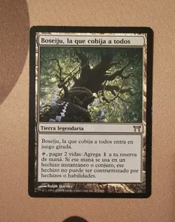 MTG Boseiju, Who Shelters All (Spanish) x1 LP from Champions of Kamigawa - Image 1