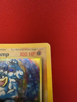 Pokemon Base Set 1st Edition Machamp Holo Rare #8/102 MP 1999 WOTC Vintage - Image 4