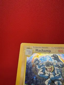 Pokemon Base Set 1st Edition Machamp Holo Rare #8/102 MP 1999 WOTC Vintage - Image 5