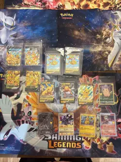 Huge Lot Of Pokemon Cards, Pikachu V Full Art Holo Foil - Image 1