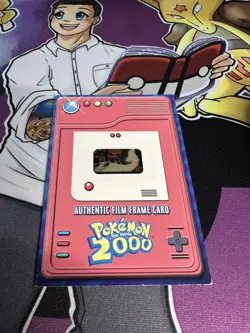 Topps Pokemon 2000 Authentic Film Frame Card Ash, Misty, Lugia, Pikachu, Togepi - Image 1