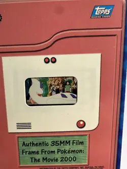 Topps Pokemon 2000 Authentic Film Frame Card Ash, Misty, Lugia, Pikachu, Togepi - Image 4