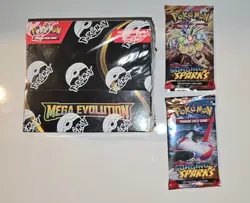 Pokemon TCG Mega Evolution ENHANCED BOOSTER BOX Factory Sealed Plus 2 Extra Pck - Image 1