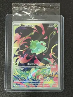 Pokemon TCG: Mega Evolution - Bulbasaur 133/132 Stamped Promo (A) - Image 1