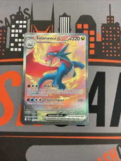Pokemon Journey Together Salamence ex 187/159 Special Illustration Rare Holo - Image 1