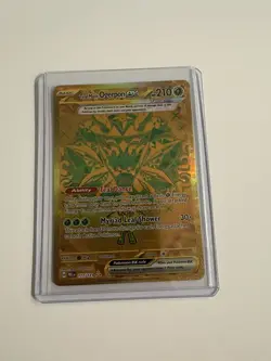 Pokemon Teal Mask Ogerpon ex 221/167 Twilight Masquerade Gold Hyper Rare Holo NM - Image 1