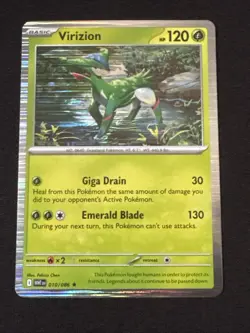 Virizion 10/86 Holo White Flare -Near Mint- Pokemon TCG - Image 1