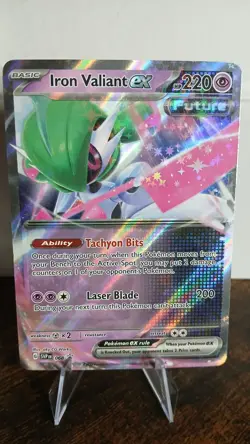 Iron Valiant Ex - SVP 068 - PROMO - Full Art - M/NM - NOT JUMBO Pokemon TCG - Image 1