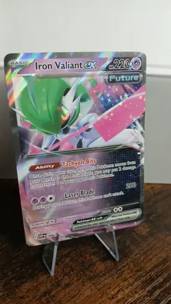 Iron Valiant Ex - SVP 068 - PROMO - Full Art - M/NM - NOT JUMBO Pokemon TCG - Image 2