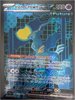 Pokemon TCG Iron Crown EX 158/131 Prismatic Evolutions Special Illustration - Image 1
