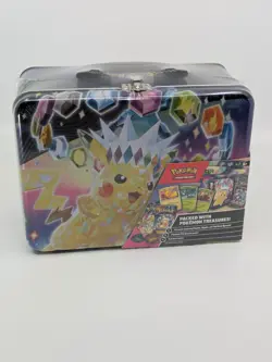Pokemon Surging Sparks 2024 Fall Collectors Chest Sealed Tin Lunchbox - Image 1