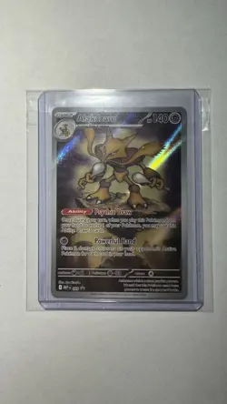Alakazam 009 Black Star Promo POKEMON CENTER STAMPED Pokemon MEGA EVOLUTION - Image 2
