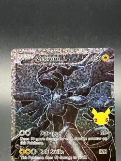 Pokemon TCG Zekrom 114/114 Full Art Celebrations 25th Anniversary Mint Condition - Image 5