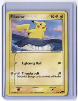 Pikachu 012/017 Common Normal NM Pokemon POP Series 5 - Image 1